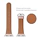 WFEAGL Compatible iWatch Band 38mm 40mm, Top Grain Leather Band Replacement Strap for iWatch Series 4,Series 3,Series 2,Series 1,Sport, Edition (38mm 40mm)