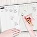Hourly Planner 2020 - 24 Hour Planner - Weekly and Monthly Appointment Book 2020 - Hardcover, Japanese Design - Minimalist Annual Planner with Time Slots - 6 x 8.5