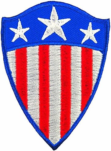 Shield USA Flag Captain America Superhero Embroidered Iron on Patch