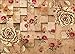 Abbaoww 100 Pcs Wood Blank Letter Tiles Unfinished Blank Wood Squares for Craft, Decoration, Altered Art and Laser Engraving Carving