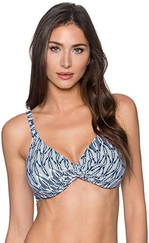 Womens Tie Back Bikini Top-53EFGH, Foxtail, Size-T-6