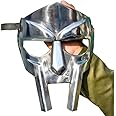 SARA NAUTICAL MF DOOM Mask Mad-villain Mild Steel Face Armour Medieval Hand-Forged Doom mask Tribute to MF Doom! Costume Halloween Accessories Cosplay Roman Gladiator Helmet Face Mask Viking MASK