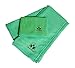 Clever Yoga Grippy Pilates Towel Set - Green Non Slip Microfiber Hand and Mat Towel