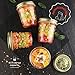 Bormioli Quattro Stagioni Wide Mouth Mason Jars 10 ¾ Ounce Glass Jar with Metal Airtight Lid Canning Jar for Jam, Jelly, Honey, Great Pickling, Preserving, Meal Prep, Food Storage, Salad Jar (12 Pack)