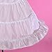 Dressy Daisy Girls 3-Hoop Crinoline Petticoat Slip Underskirt for Girl Dresses Length 30 Inches White