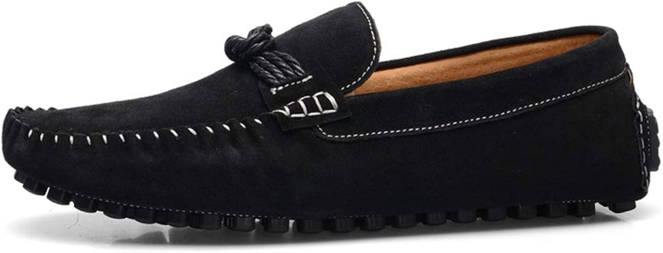 Amazon イグル スリッポンシューズ スリッポン メンズ 革靴 皮靴 ドライビングシューズ ローファー モカシン 黒 カジュアルシューズ シューズ ビジネスシューズ 大人 おしゃれ 通勤 通学 学生 履きやすい コーデ 夏 秋 冬 イグル アウトドア