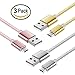 TekSonic [3 Pack] 3ft Heavy Duty Micro USB to USB Cable Nylon Braided Quick Charge Cable/Cord for Wall Chargers and Data Sync Cable Charge Compatible with Android, Samsung, HTC, LG, Nokia, Motorola