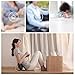 Hippih Back Pillow Massager with 4 Heated Rollers, Shiatsu Neck/Shoulder to Relieve Pain, Portable Deep Kneading for Home, Car, Office
