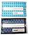 Buti-pods Slim Wet Wipes Dispenser | Wetwipe Portable Travel Holder | baby wipe case, 2-pack (navy turquoise prints)