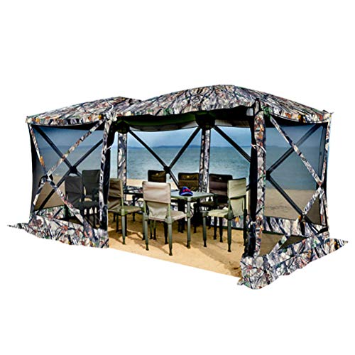 Zhyaj Großes Party-Pavillon-Zelt - 2X4M Wasserdichtes, UV-Beständiges Outdoor-Veranstaltungszelt Mit Moskitonetz…