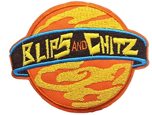 Rick And Morty Blips And Chitz Embroidered Iron on Patch
