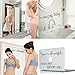 5pcs Vinyl Mirror Wall Decals Quotes Stickers for Living Room Bathroom Washroom Mirror Window Home Wall Decor Waterproof Removable DIY Art Stickers