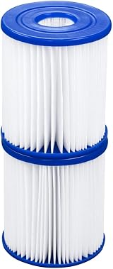Bestway Pool Filter Cartridge Type I 2 Pack Size 1 8 cm x 9 cm