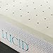 LUCID 2 Inch Ventilated Memory Foam Mattress Topper, Twin XL Size, Dorm Room Essentials