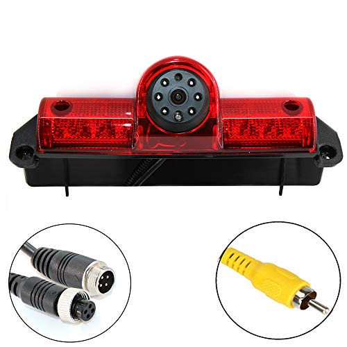 Eway Third Car Brake Light Backup Camera for GMC Savana Chevy Express 2003-2016 Reverse Rear Reversing View Auto Cameras Parking LED Backup Backing Camera