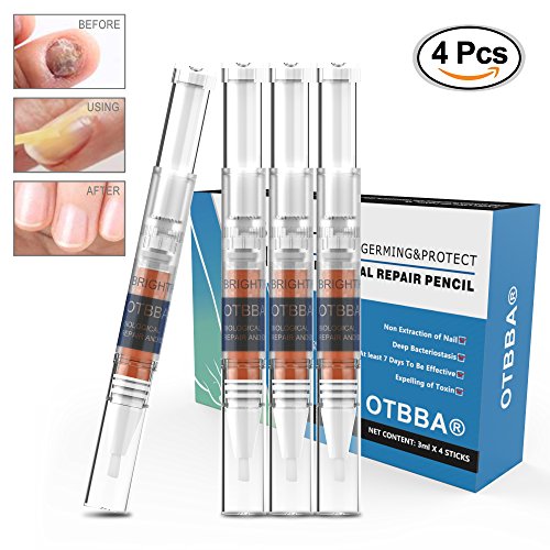OTBBA Toenails & Fingernails Repair, Toenails Treatment Pens, Effective Personal Care Supply, 4 Pcs (4)