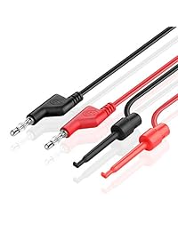 TNP   Juego de cables de cobre apilables para plátano a Minigrabber (18 AWG)