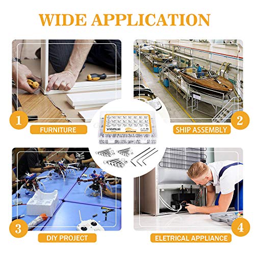 5 VIGRUE+M2+M3+M4+1080PCS+Stainless+Screws+Socket