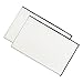 POLYTE Professional Microfiber Wine Glass Fine Polishing Cloth (18x28, 2 Pack, White/Black)