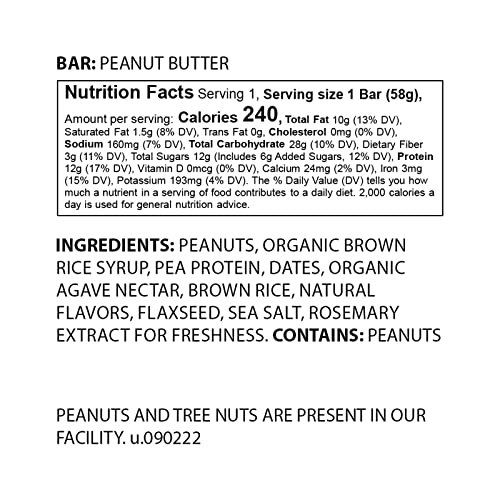 The Gluten Free Brothers Peanut Butter Snack Bars Gluten Free