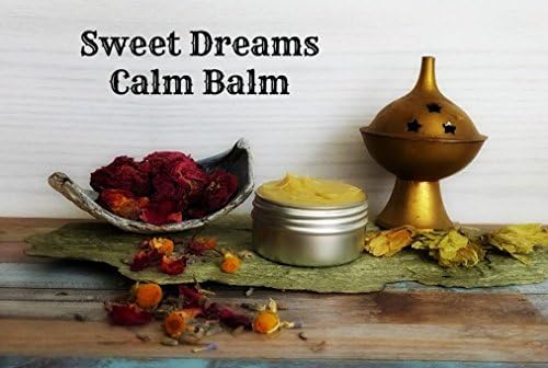 Herbal Mountain Mama's Sweet Dreams Calm Balm 4 oz / Organic Anxiety Pain Salve / Sleepytime Salve Insomnia / Healing Salve / Headache Salve / Hand Balm / Pain Relief Cream / Essential Oil