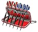 Marrels Steel Tip Darts with Aluminium Shafts 12 PVC Flights 6 Pack Brass Dart Set & Case