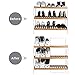 femor Shoe Slots Organizer, Adjustable Shoe Rack Shoe Organizer - Double Layer Stack - Space Saver Storage Rack Holder 10-Pack (9.8Inch，White)