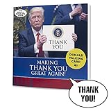 Talking Trump Thank You Card – Says Thank You in Donald Trump's REAL Voice - Give Someone with a Personal Thank You Greeting from The President of The United States - Includes Envelope