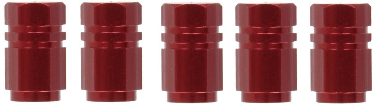SUMEX 4006975 Valve Caps Aluminium Hexagonal - Red