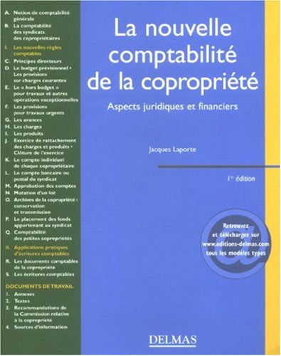 La  nouvelle comptabilité de la copropriété