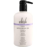 Whish Moisturizing Body Wash with Shea Butter &amp; Aloe for Sensitive Skin | Sulfate-Free Bath &amp; Body Shower Gel Cleanses Without Drying &amp; Leaves Skin Soft with a Lavender Scent