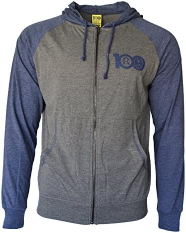 Club America Hoodie Centenario Fz Summer Light Zip up Jacket Grey Adults