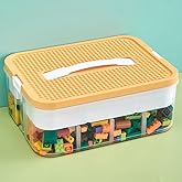 Amazon.com: Toys Organizer Storage Case for Lego Box Kids Toy Stackable ...