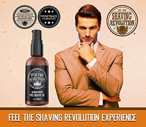 Pre Shave Oil for Men - Best Shaving Oil with Sandalwood for Safety Razor, Straight Razor - For the Smoothest… - Image 3