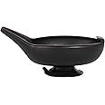 Spoon Buddy - Utensil Rest/Holder - Suction Cup Attaches to Pot Lid on Stove - Holds Spoons, Ladles, Spatulas - Kitchen Cooking without Mess on Counter or Stovetop - Black