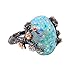 Ginger Lyne Collection Henrietta Elven Tree Branch Setting Oval Green Lab Created Fire Opal Ring