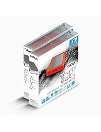 CalDigit Tuff USB-C 2 TB de HDD USB 3.1 resistente portátil, tipo C, compatible con Macbook, 2016 Macbook Pro, Thunderbolt 3 (color negro), Azul