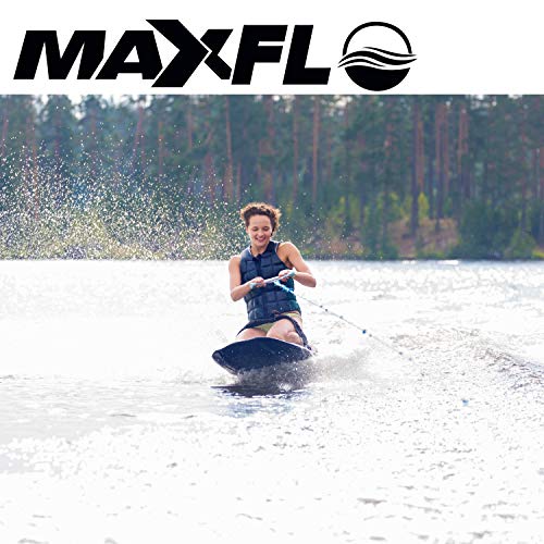 Water Sport Knee Board with Integrated Hook for Kids & Adults | Kneeboard with Strap for Boating | Waterboarding, Kneeling Boogie Boarding Knee Surfing Wave Board for Lake and Beach Sports Ski - 50" L - Thumbnail 4