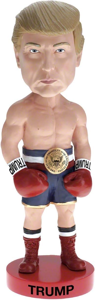 Royal Bobbles Donald Trump Boxer Bobblehead, Premium Polyresin Lifelike Figure, Unique Serial Number, Exquisite Detail