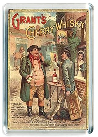 GIFTSTICY Funny 007 Grants Cherry Whisky Imán para Nevera Fridge ...