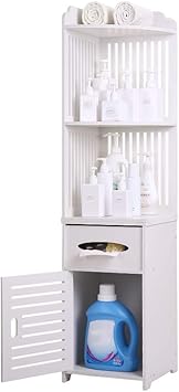 Tall Wooden Bathroom Cabinets Best Weatherby Corner Storage