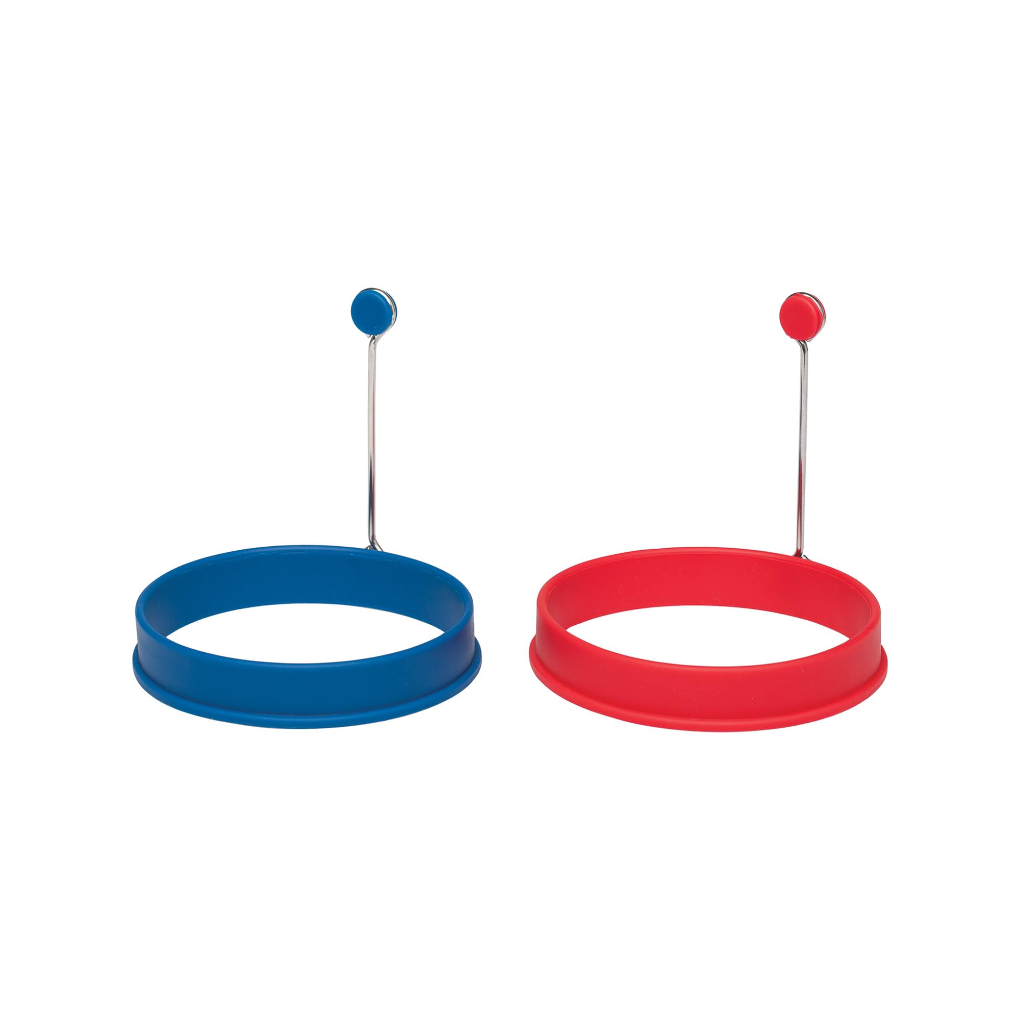 Mrs. Anderson’s Baking Silicone Fried and Poached Egg and Pancake Cooking Rings, Round Shaped, Nonstick, 4-Inch x .75-Inch, Set of 2