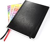 Law of Attraction Weekly Planner - Academic planner to Increase Productivity & Happiness - Personal Journal, Week Planner & Gratitude Journal (Dated 2017-2018 July, Black) + BONUS Planner Stickers