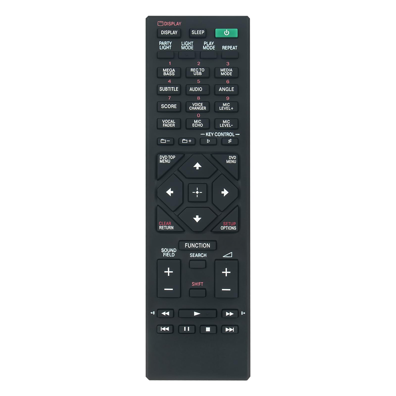 VINABTY RMT-AM503U Replacement Remote Control Applicable For Sony AV System Audio Remote Control,Compatible Audio Models:MHC-V42D MHC-V73D MHCV42D MHCV73D