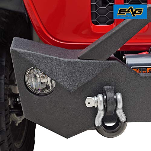 EAG Rock Crawler Front Bumper with Fog Light Holes Fit for 20202022 JT Gladiator Pricepulse