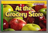Paperback Real-World Problem Solving Library - Math and Science - At the Grocery Store Book