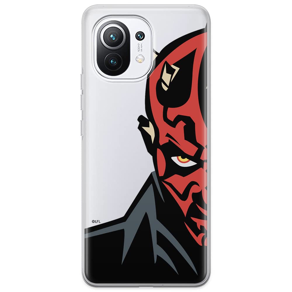ERT GROUP mobile phone case for Xiaomi 11 original and officially Licensed Star Wars pattern Darth Maul 003 optimally adapted to the shape of the mobile phone, partially transparent