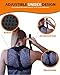 Posture corrector brace for women men-support back relief and upper pain-clavicle shoulder brace comfortable and adjustable-improve discreet design kyphosis thoracic-Size 25-50 inches+Bonus Toner Cord