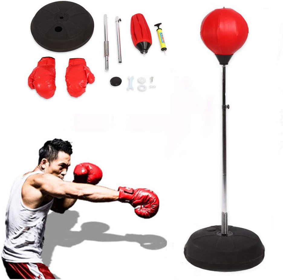 Zoternen Standboxsäcke, Rot 120150cm höhenverstellbar Punchingball für
