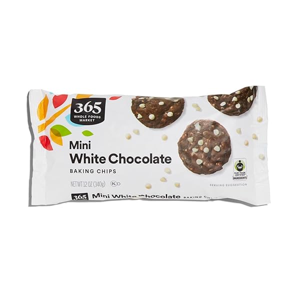 365 BY WHOLE FOODS MARKET, MINI WHITE CHOCOLATE...